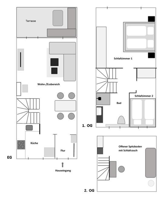 Nordseetraum - Ferienhaus Wolke Фридрихског Екстериор снимка